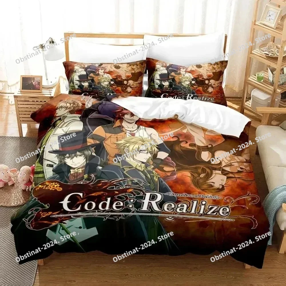 

Code Realize Guardian of Rebirth Bedding Set Duvet Cover Bed Set Quilt Cover Pillowcase Comforter king Queen Size Boys Adult