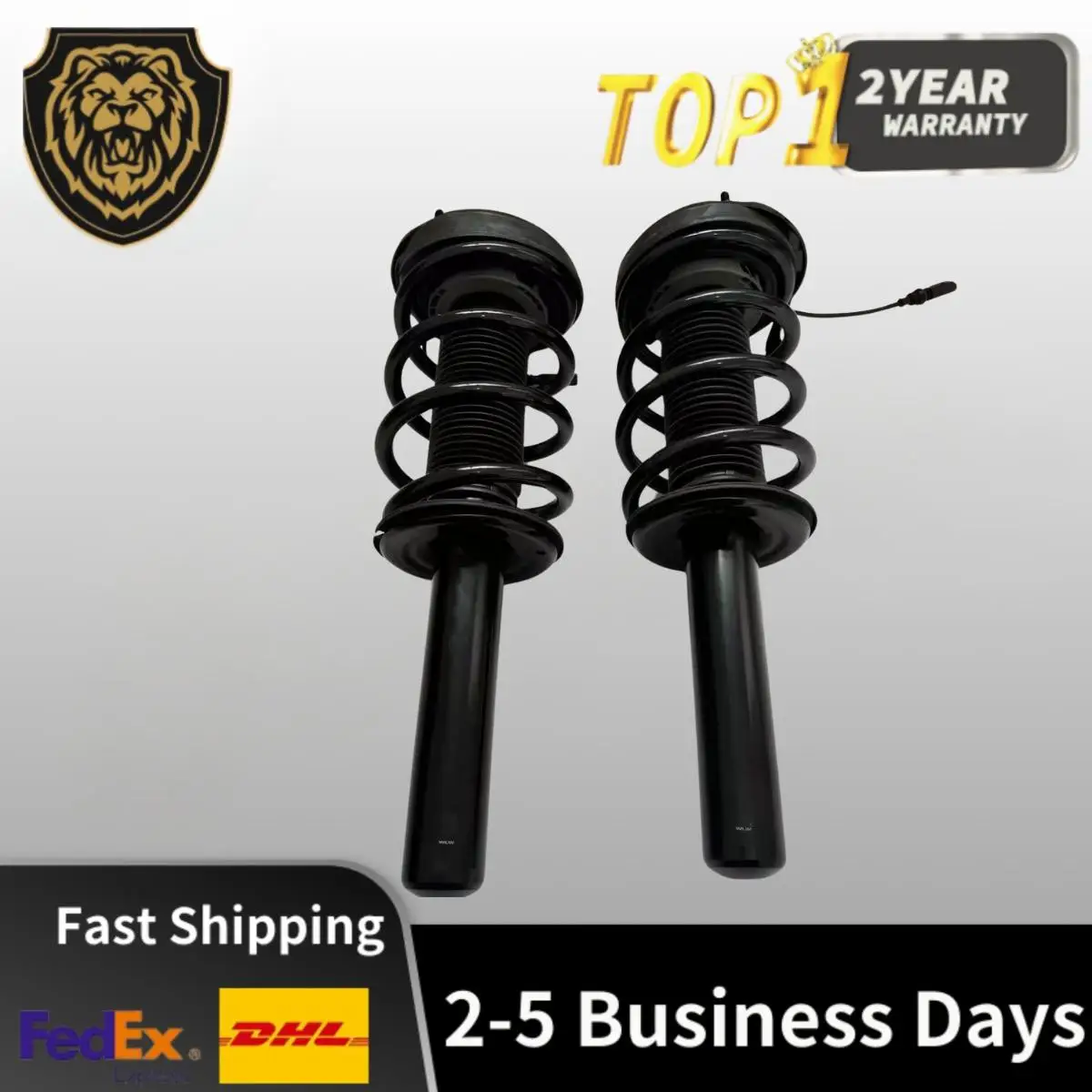 

Pair Front Shock Struts Assys w/ PASM 95B413031G Fit Porsche Macan 95B 2015-2020 95B413031G 95B413031A 95B413031F