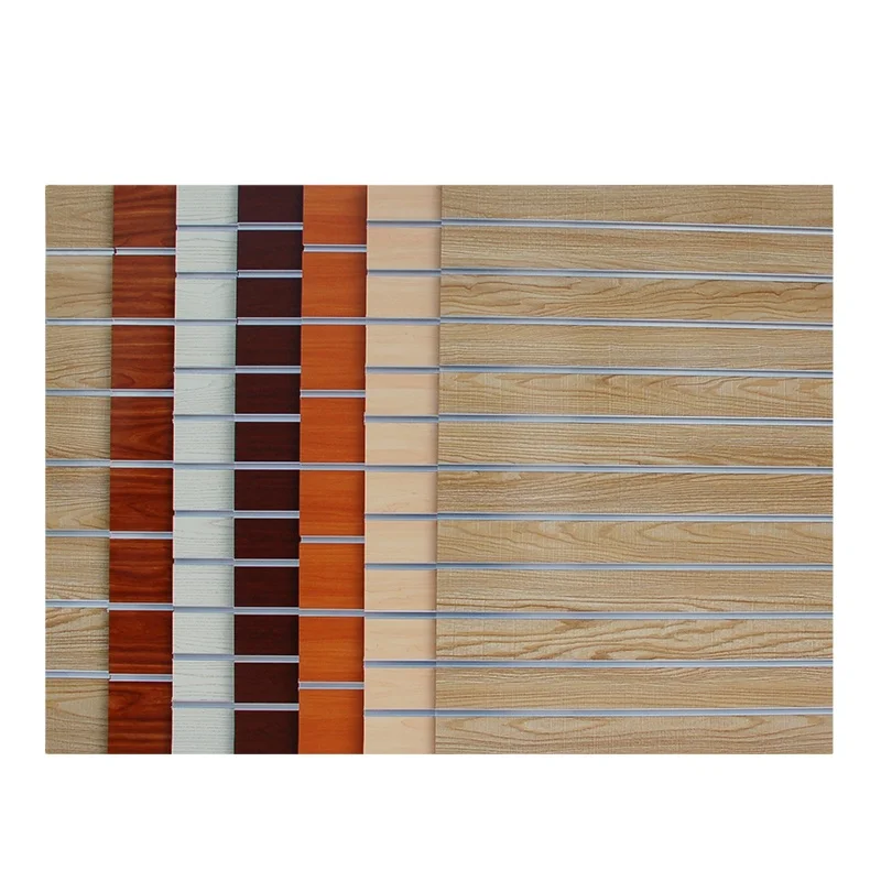 Custom.HIKUYA Rak Melamin untuk Slatwall Dapat Custom Berbagai Macam Warna - Warna Kayu