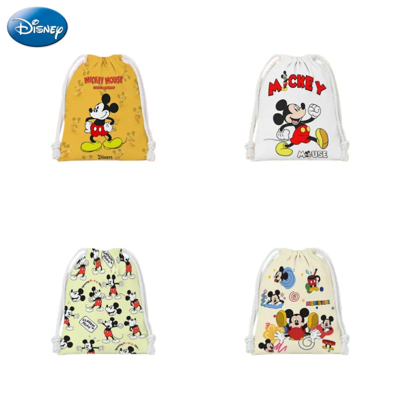 Disney Микки Маус Минни Дональд Дак мультфильм милый шнурок карман на шнурке каваи сумка для хранения разных вещей сумка для туалетных принадлежностей