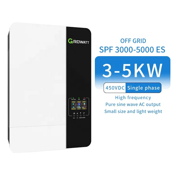 Solar Energy Products Ready Stock Growatt SPF 5000ES Off-grid  5KW Single Phase Pure Sine Wave Solar Inverter  For Green Energy