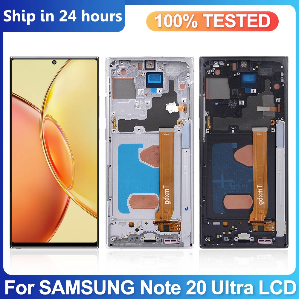 TFT Note20 Ultra lcd for Samsung Galaxy Note 20 Ultra Display 5G N986B/DS Touch Screen Replacement Note 20 ultra 4G N985F/DS LCD