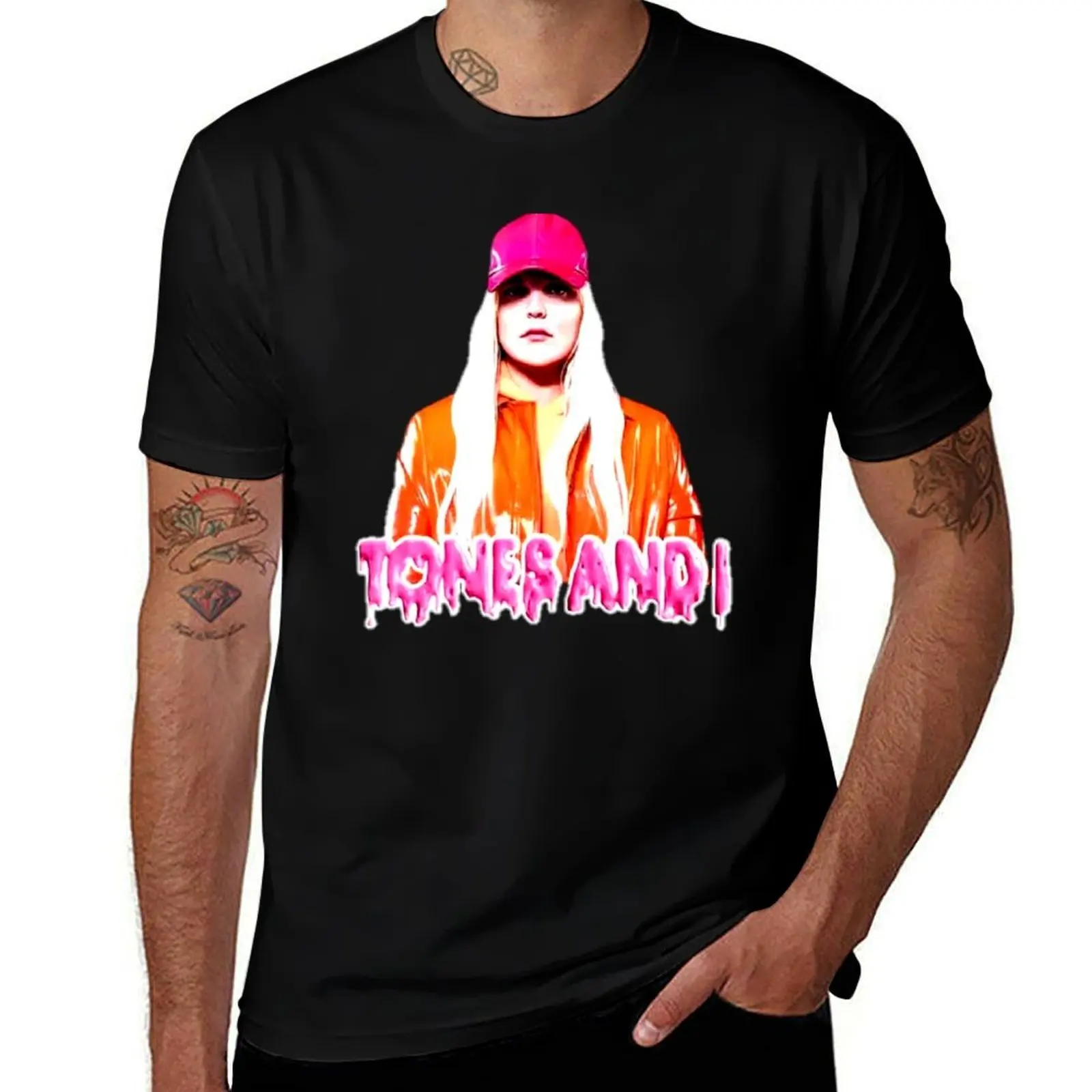

tones and i T-Shirt Luxury man designer shirts blanks black t-shirts for men