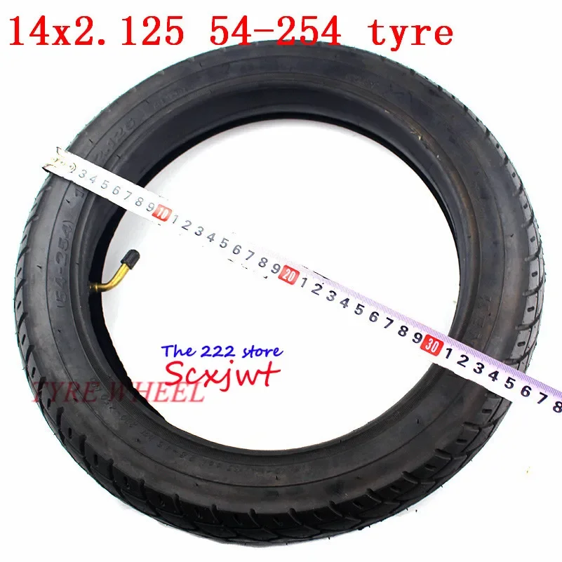 14 inch wheel Tire  X 2.125 / 54-254 tyre inner tube fits Many Gas Electric Scooters and e-Bike *2.125 tire x2.125