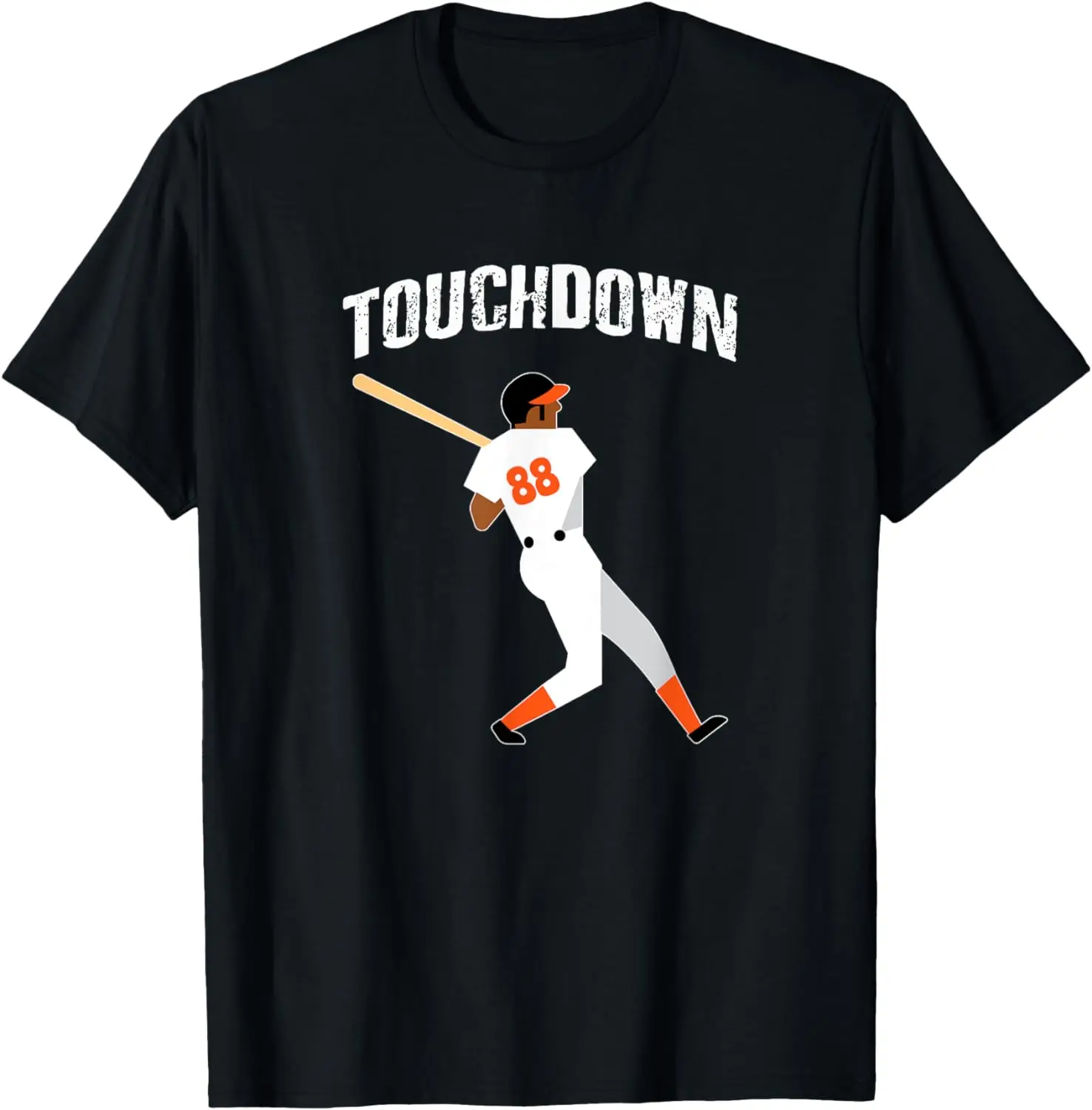 

Funny Touchdown T-shirt Baseball Football Mash Up T-Shirt
