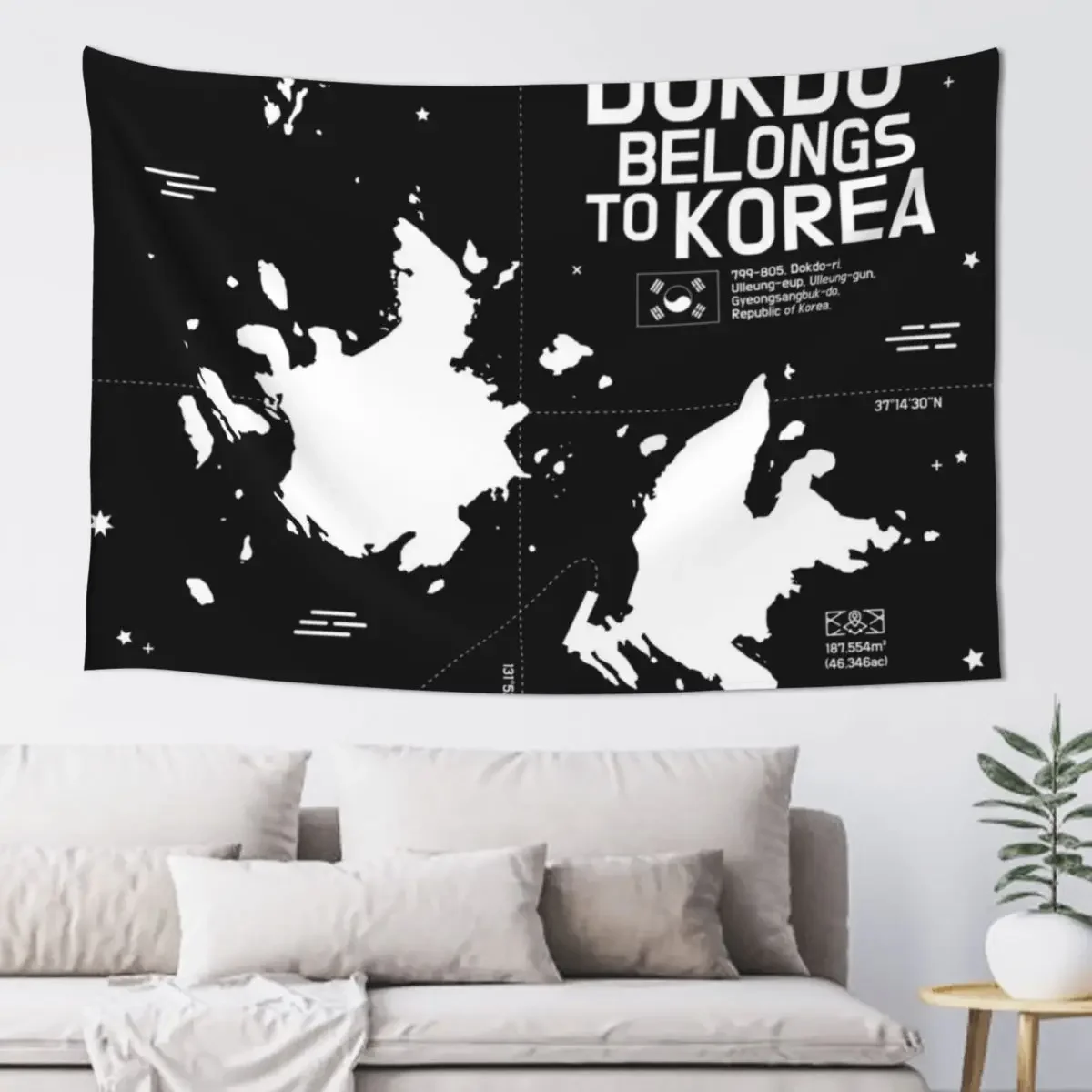 Dokdo Belongs to Korea. Beginning Tapestry Tapete For The Wall Wall Decor House Decor Aesthetic Home Decor Tapestry