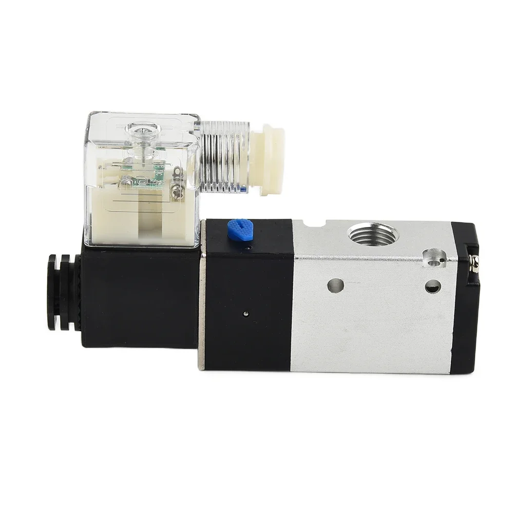 Pneumatic Solenoid Valve 3V210 08 Pneumatic Solenoid Valve AIRTAC Type 3 Way 2 Position 1/4 Port Aluminum Alloy