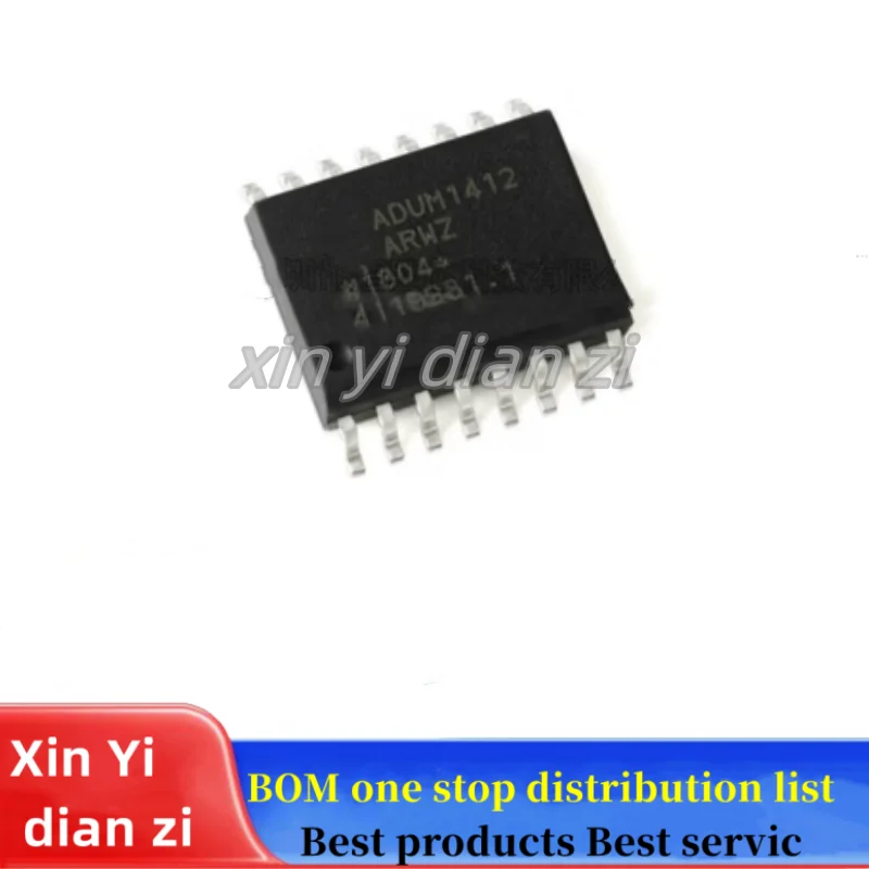 1pcs/lot ADUM1412ARWZ  ADUM1412 Digital isolator SOP16 ic chips in stock