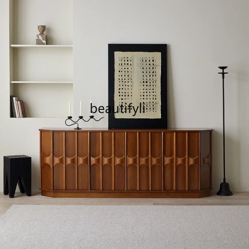 

S Solid Wood Entrance Cabinet Living Room Partition Wall Cabinet Storage Corner Hallway Shoe Cabinet