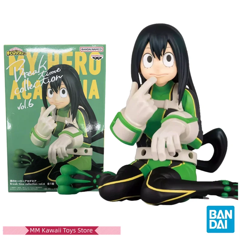 

Originele Anime Mijn Held Academia Ontspannen Tijd Froppy Asui Tsuyu Pvc Actie Figuur Verzamelaar Banpresto Speelgoed