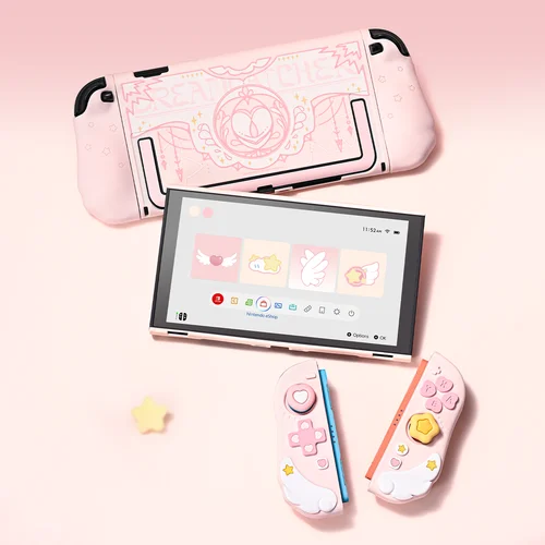 Imagen 2 del producto Protector completo de silicona para cargador de muelle de TV para Nintendo Switch 2, funda rígida para consola de juegos, carcasa suave con agarre manual, tapa para pulgar