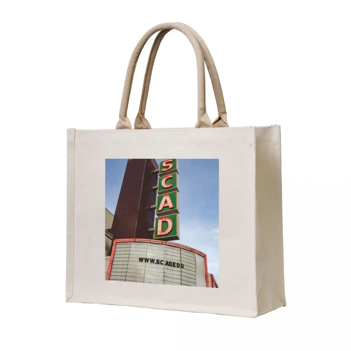 

SCAD Sign Tote Bag female bag Women's bag shopping bags foldable sacs de shopping