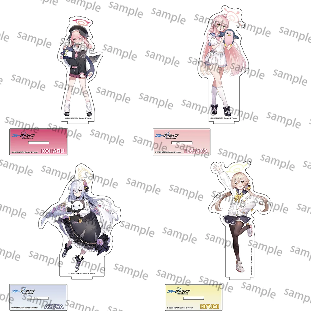 Anime Blue Archive Acrylic Stand Model, Misono Mika, Shirasu, Azusa, Yutori, Natsu Cosplay, Plate Keyring, Desk Decor, Hot