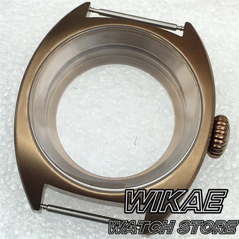 36mm/39mm Brass Bronze Watch Cases Double Domed Mineral Glass Fit NH34 NH35 ETA2824 PT5000 Mingzhu2813 Miyota9015 Movement