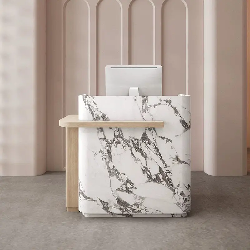 Medical Reception Desk Beauty Institute Infodesk Reception Desk Luxury Hairdressing Counter Mesa De Centro Corner Furniture