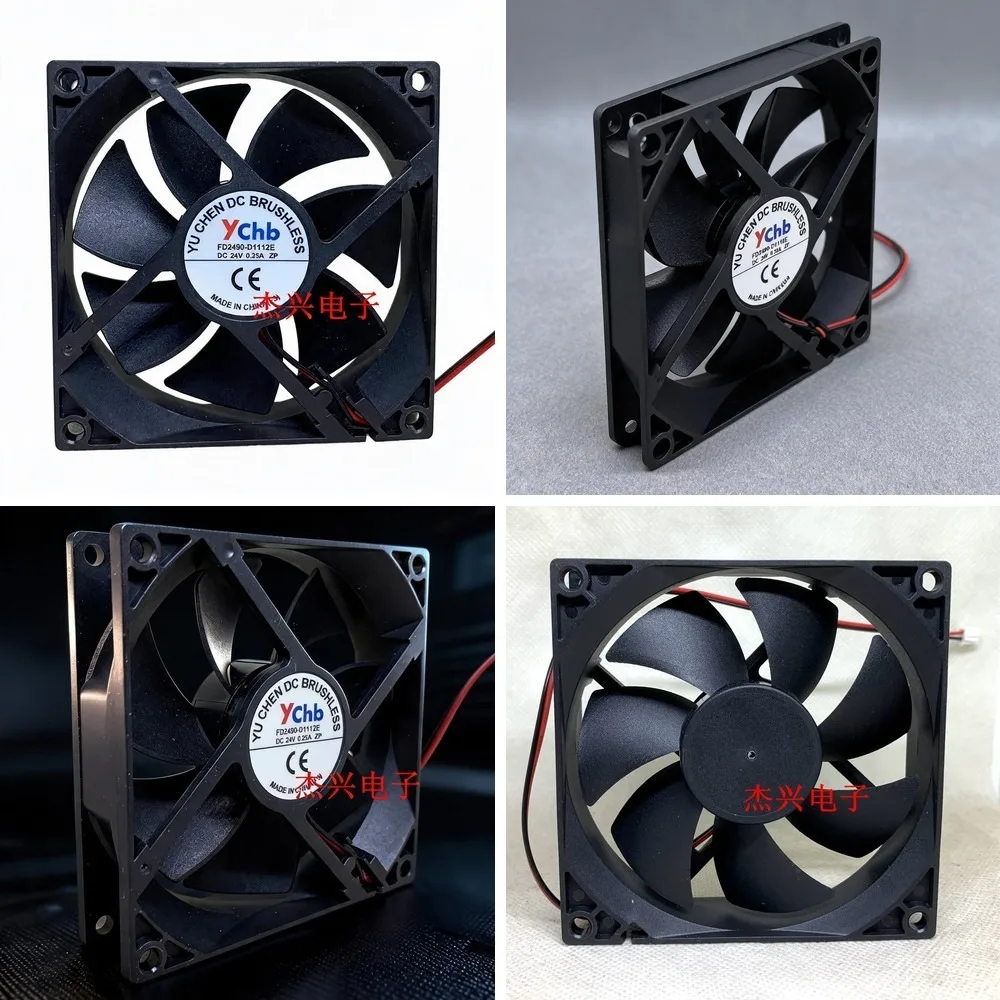 

For YChb FD2490-D1112E 24V 0.25 9025 9CM inverter chassis cooling fan