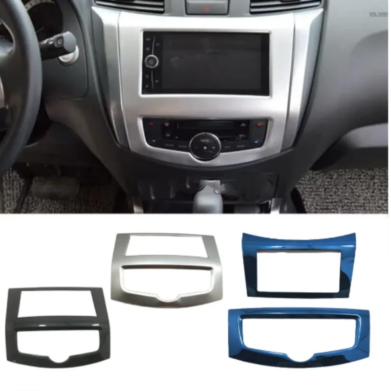 

For For Nissan Terra 2018-2022 Car Interior Center Console Navigation Frame Trim Air Conditioning adjustment Button Panel