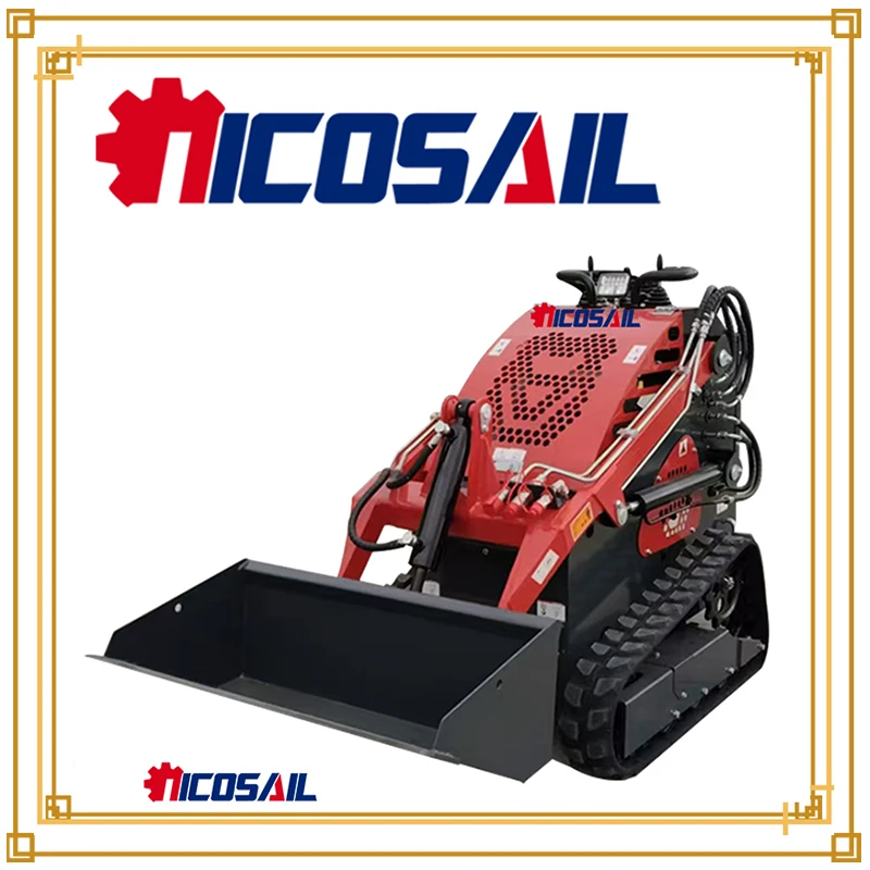 

New 380e skid steer loader for construction and agricultural work strong loader for sale