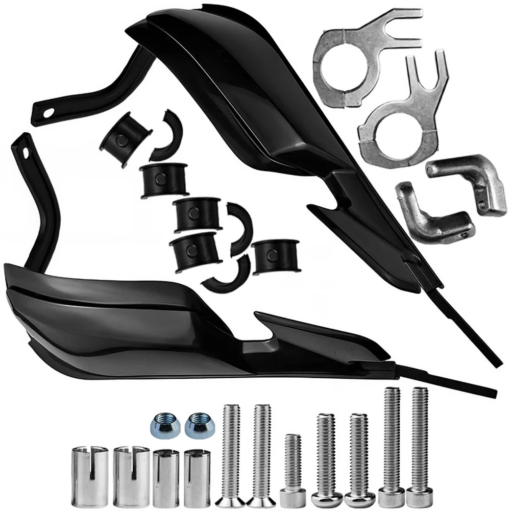 Aluminum alloy handguards windshield crash guards for For Off road motorcycle one set hand protectors black finish