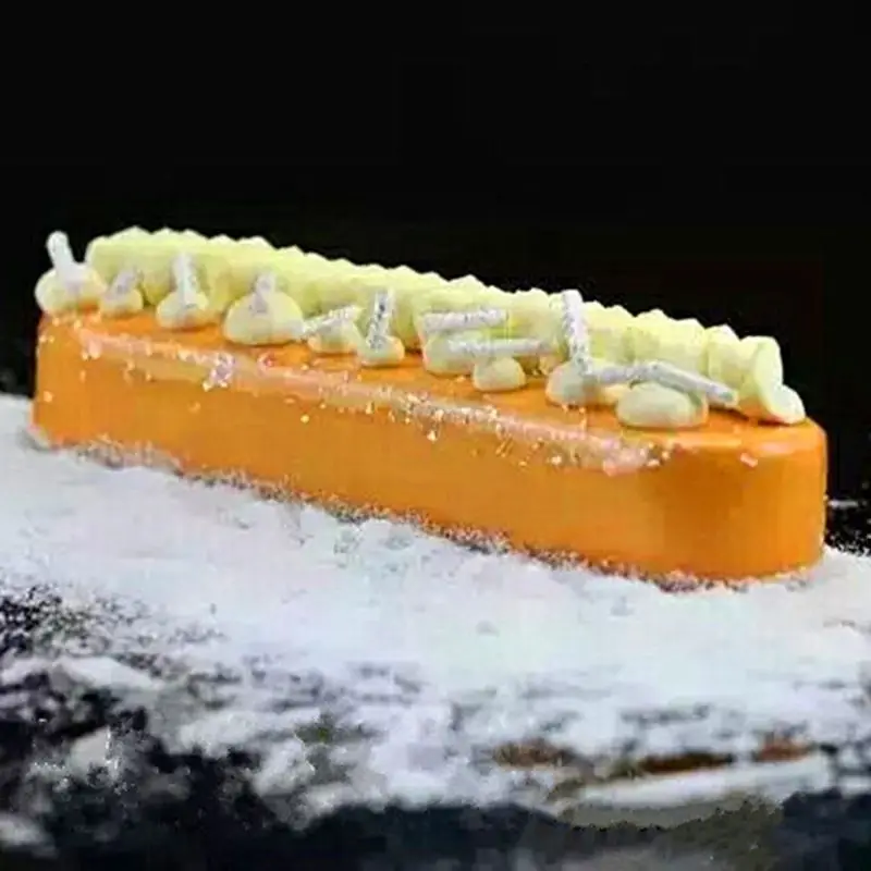 Stampo per biscotti geometrico in metallo, rettangolare, per mousse, stampo per biscotti, anello circolare, stampo per strumento