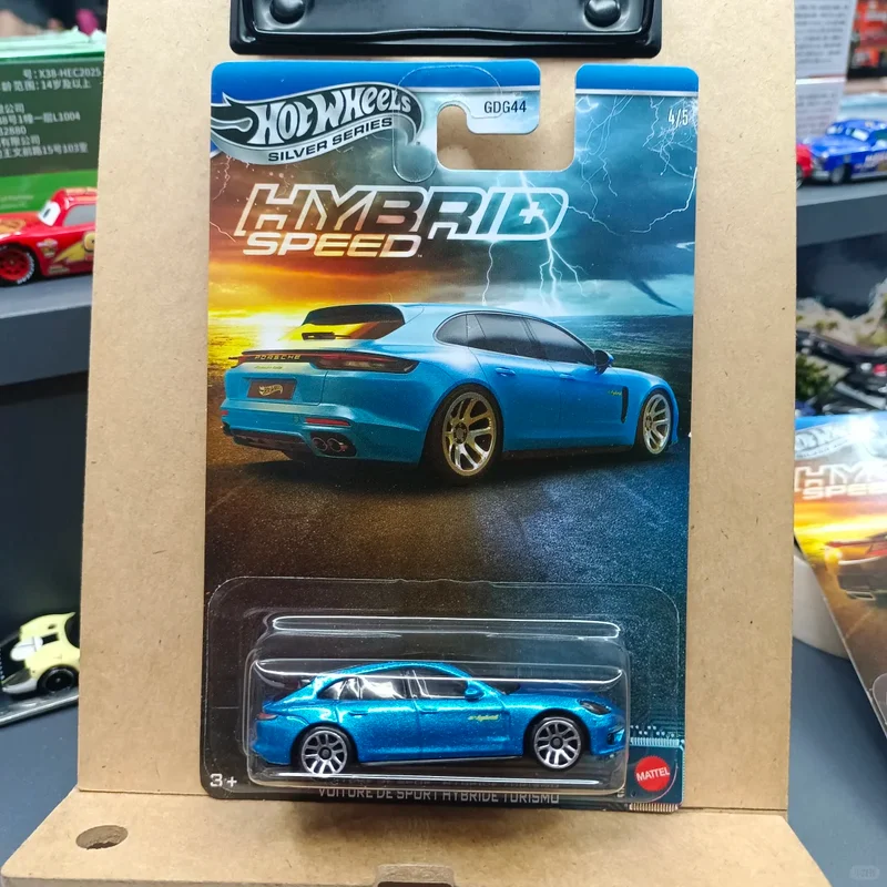 Hot Wheels 2025 Hotwheels 2025 serie plateada juego de velocidad híbrida 1/64 modelo de coche Lamborghini Bmw Porsche Mclaren Acura juguetes para niños