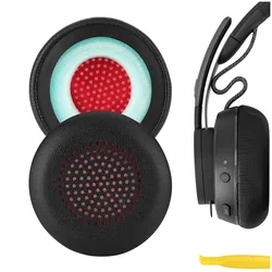 Geekria Replacement Ear Pads for Logitech Zone Wireless Headphones Ear Cushions, Headset Ear Cups Cover Repair Parts (Black)