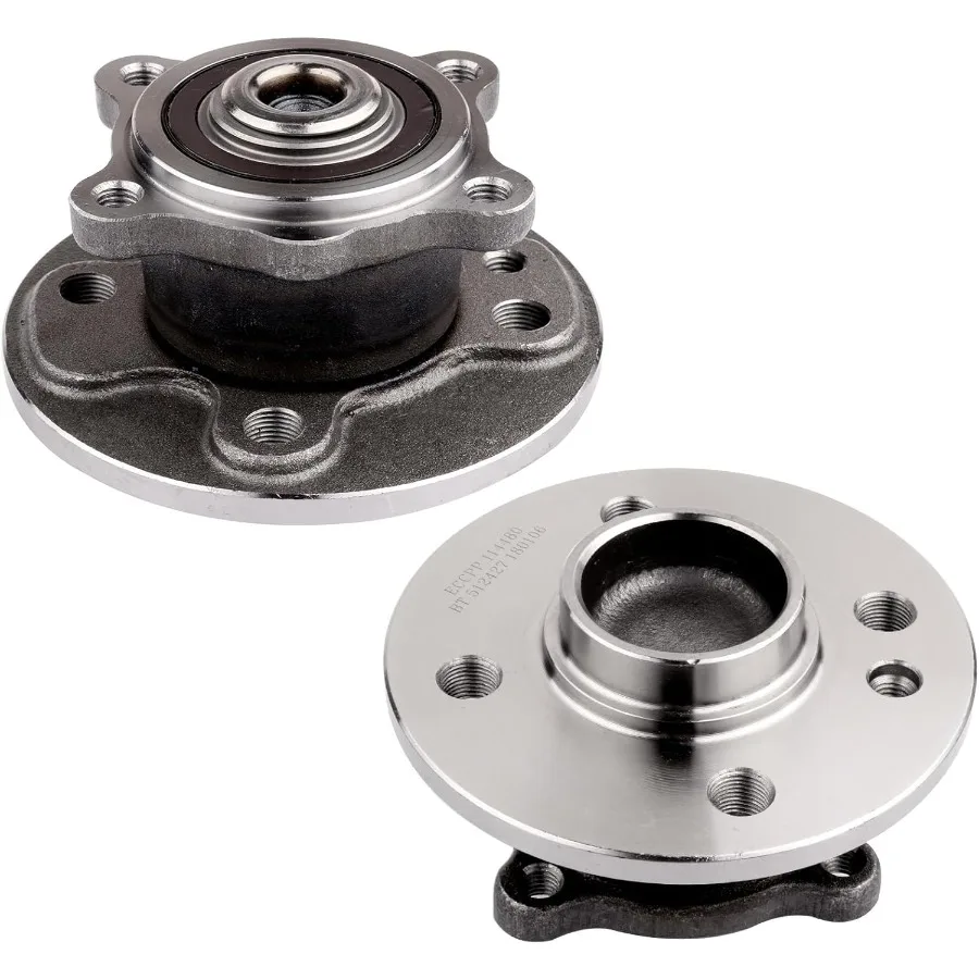 

ECCPP Wheel Hub and Bearing Assembly Rear 512427 fit for Mini Cooper 2007-2015 4 Lugs Wheel Bearing Hubs 2pcs for Reliable Perf
