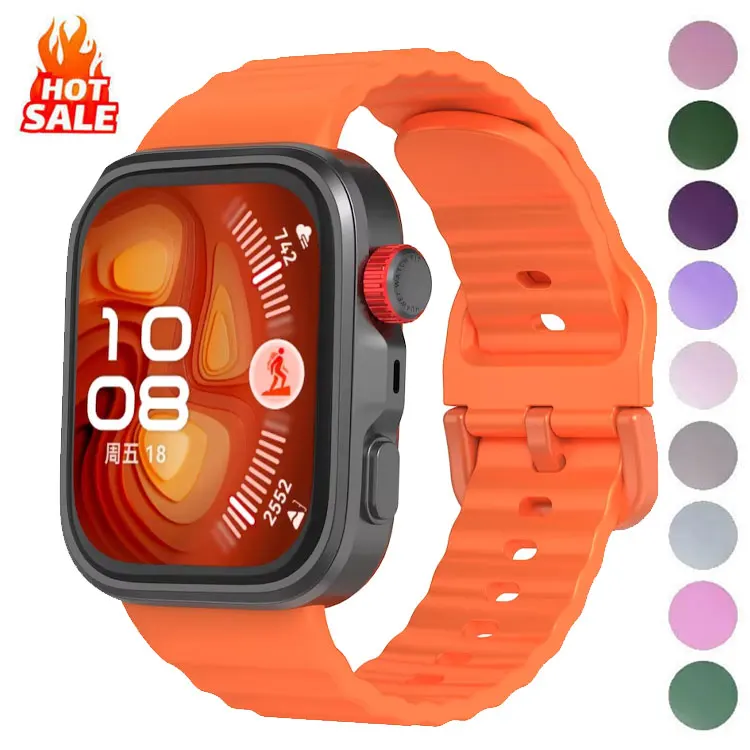Silikonarmband für Huawei Watch Fit 4-Band, atmungsaktives Armband-Zubehör für Huawei Watch Fit 4 Pro/Fit 3 Smart Watch-Armband
