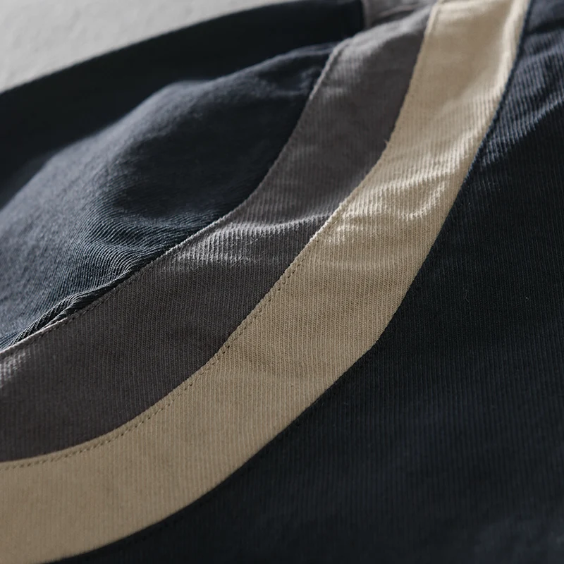 

Новые итальянские дизайнерские повседневные хлопковые брендовые рубашки с длинными рукавами для мужчин, модные лоскутные удобные топы, одежда Camisa Masculina