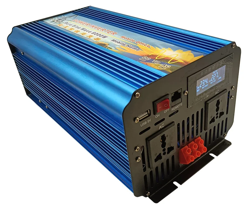 6000W dc/ac 36V TO 220V 50HZ Peak Power 12000W Off Grid Pure Sine Wave Inverter