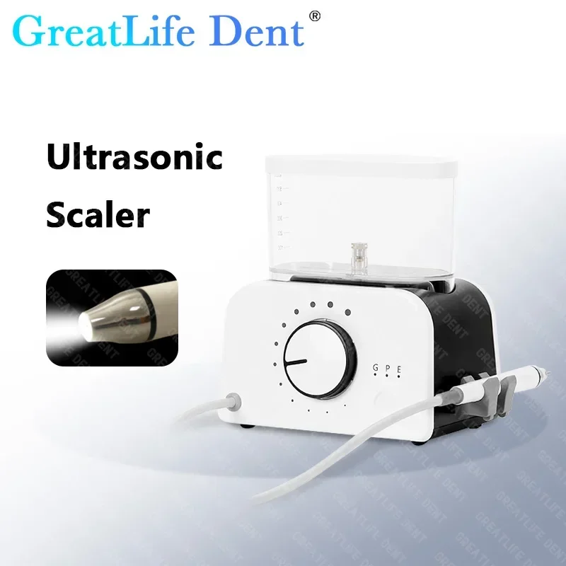 Greatlife dent scaler ultrassônico para dentista multi-função dentes branqueamento limpeza scaler com handpiece fonte de água automática