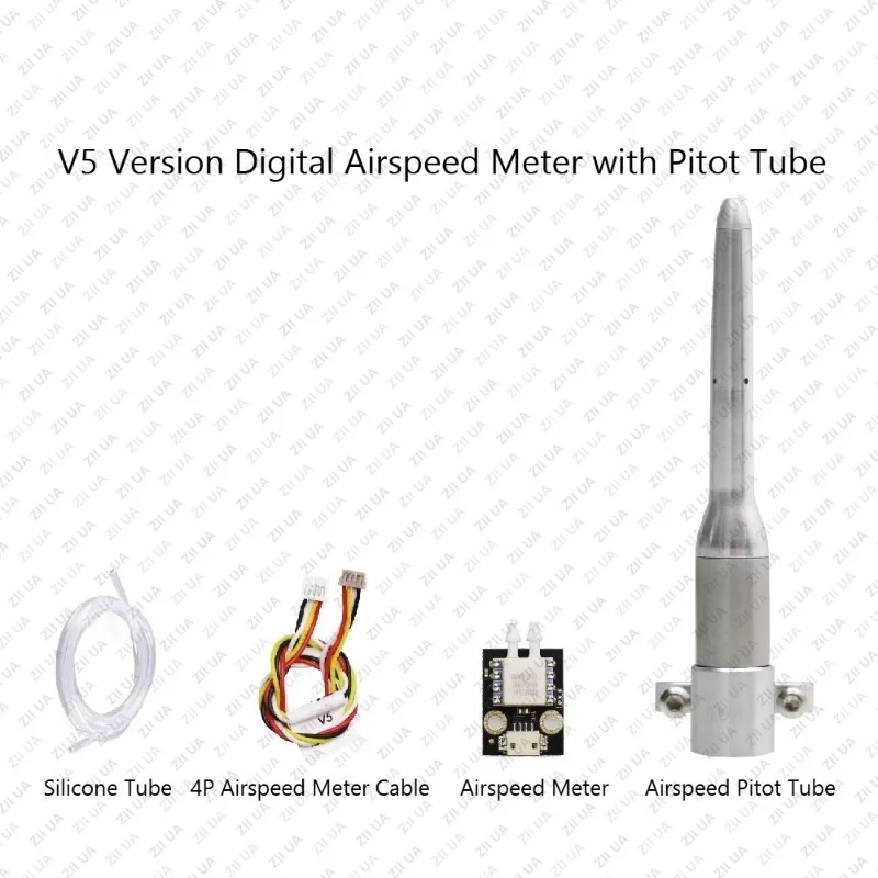 

CUAV APM/PIX/V5+ Drone Airspeed Sensor Differential Pressure Module for Fixed Wing Aerial Survey Flight Controller