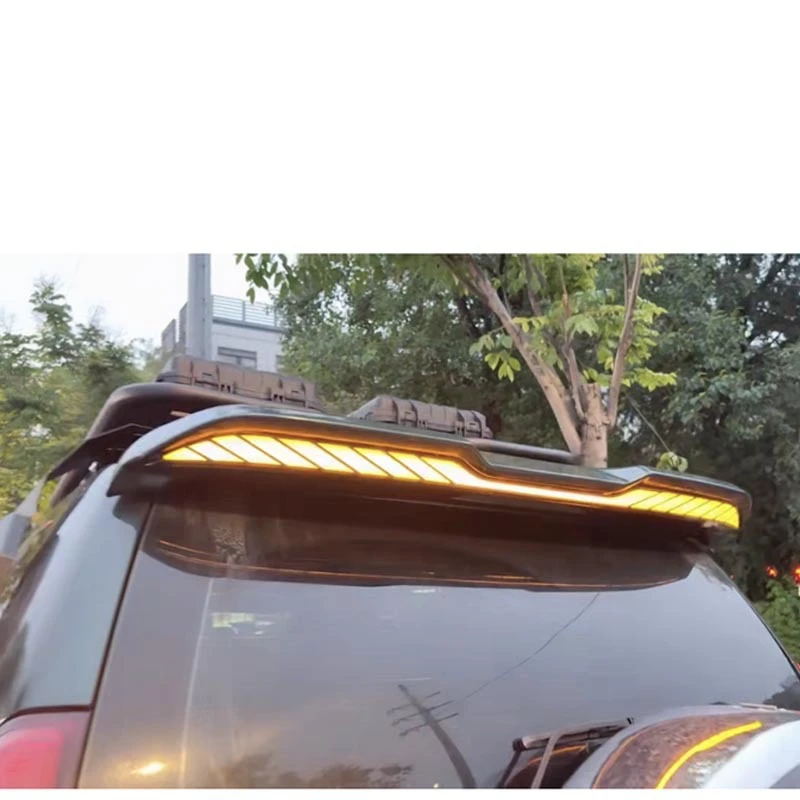 

Suitable for 2003-2009 Toyota LC120 Rear Spoiler PRADO Fixed Top Wing with Light Modification