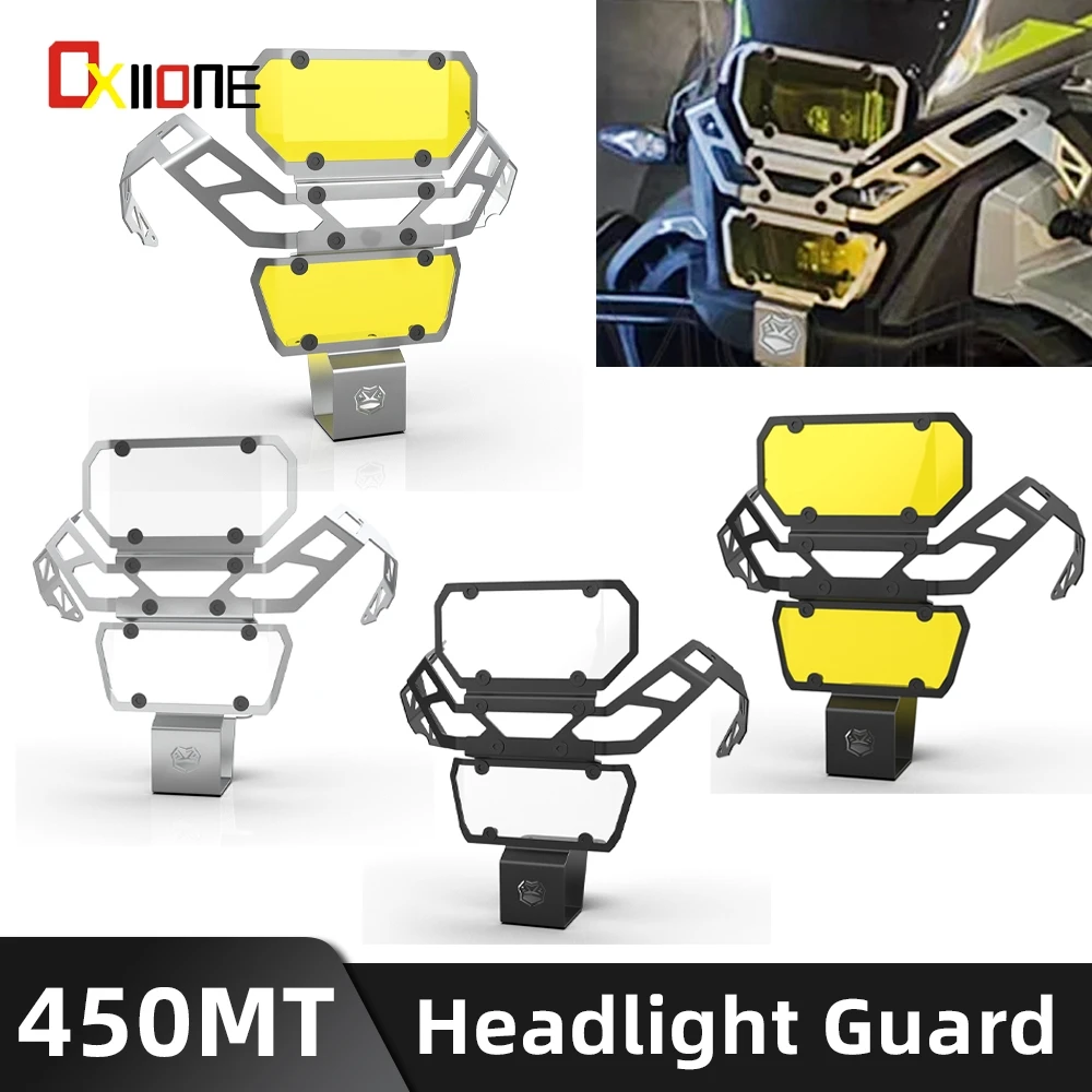 

For CFMOTO 2024 2025 2026 450 MT 450MT CF MT 450 Motorcycle Headlight Cover Guard Protector Fog Lamp Light Cover Accessories