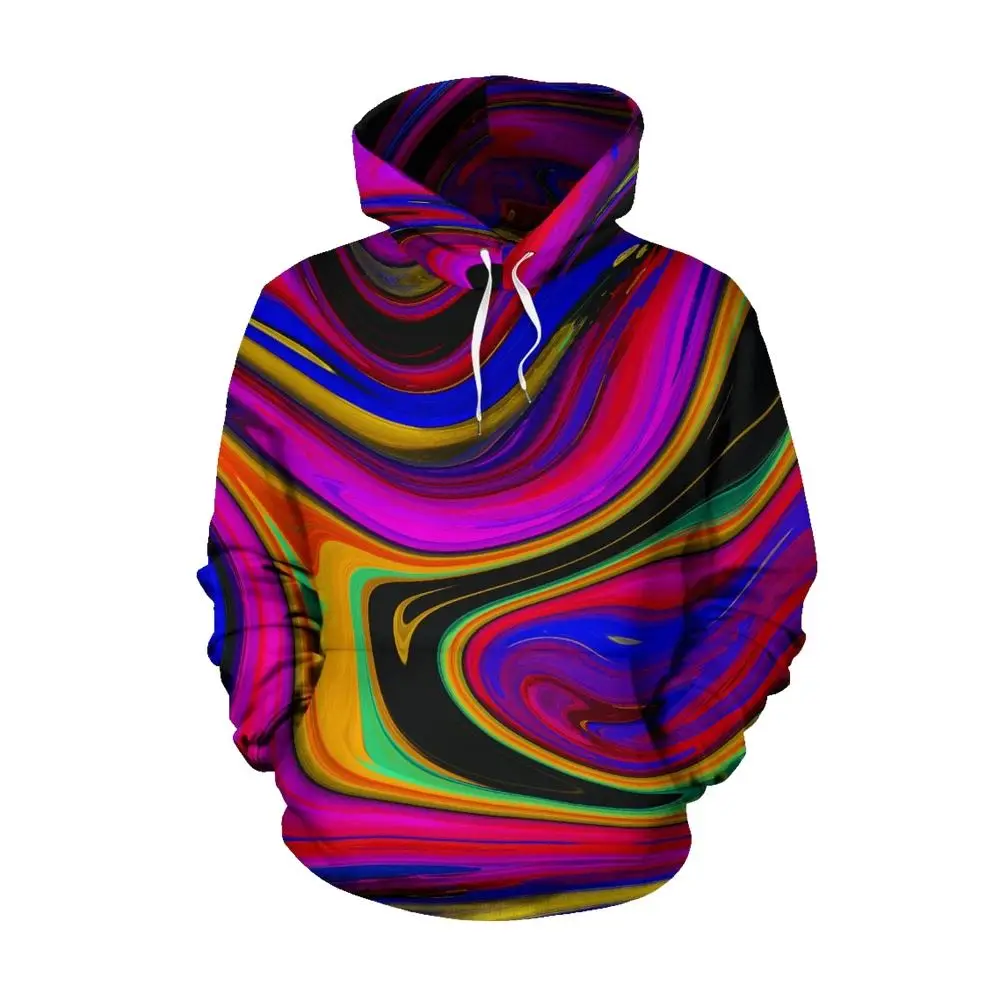  Men Hoodie Dazzling graffiti Design style 3D Print Fashion Abstract Pullover Oversize Personality Streetwear Men Clothing Tops 