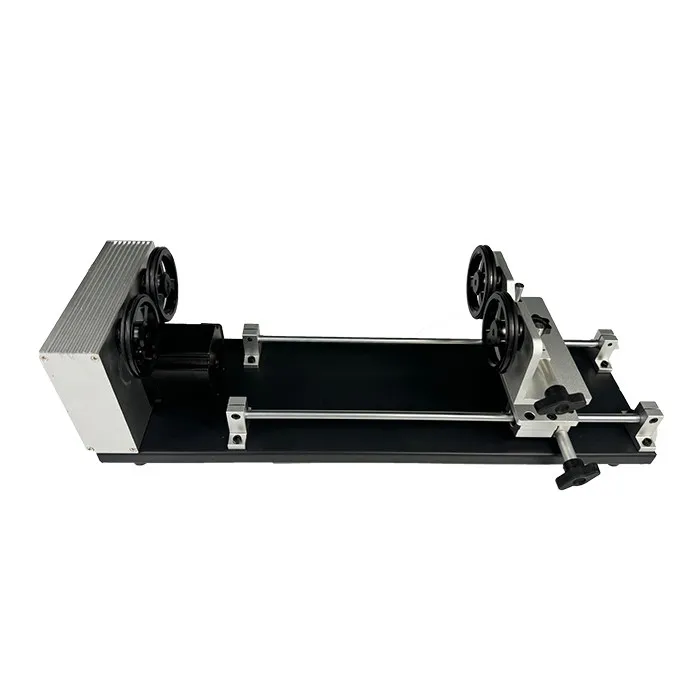 Rotary Axis with Rollers for CO2 Laser Engraver and 2/3 Phase Attachment for Cylindrical Parts