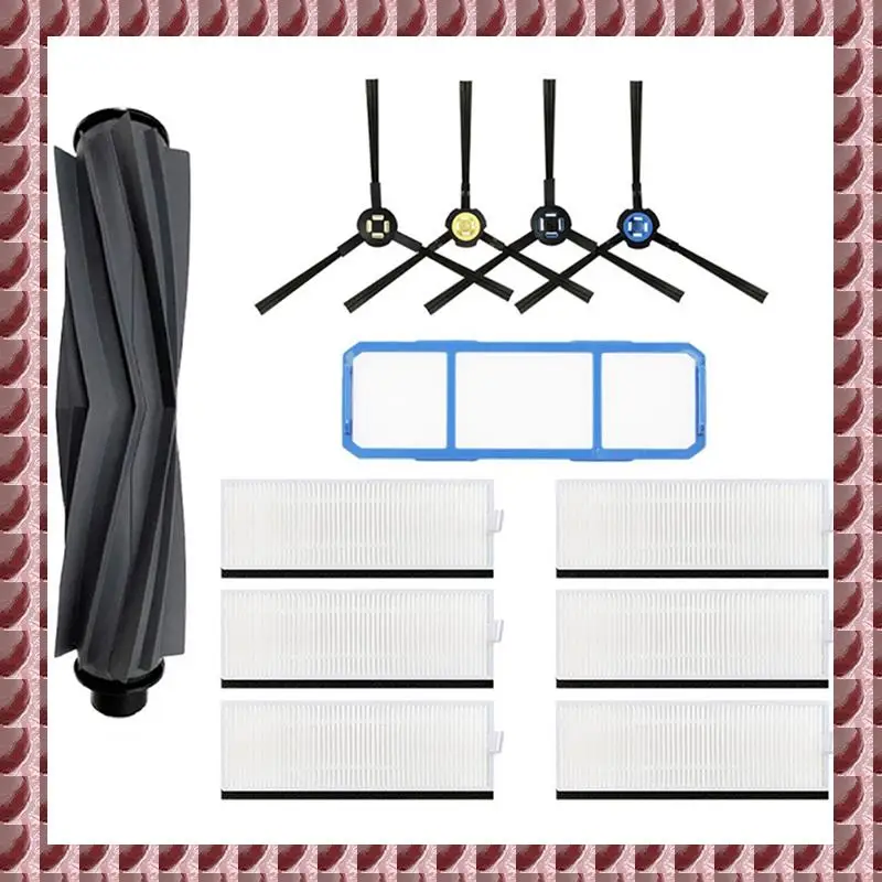 

A95G Для Silvercrest SSR1 / SSRA1 / Ilife A9s / A9 / A7: Основная и боковые щетки, HEPA-фильтр, предварительный фильтр — аксессуары для робота-пылесоса