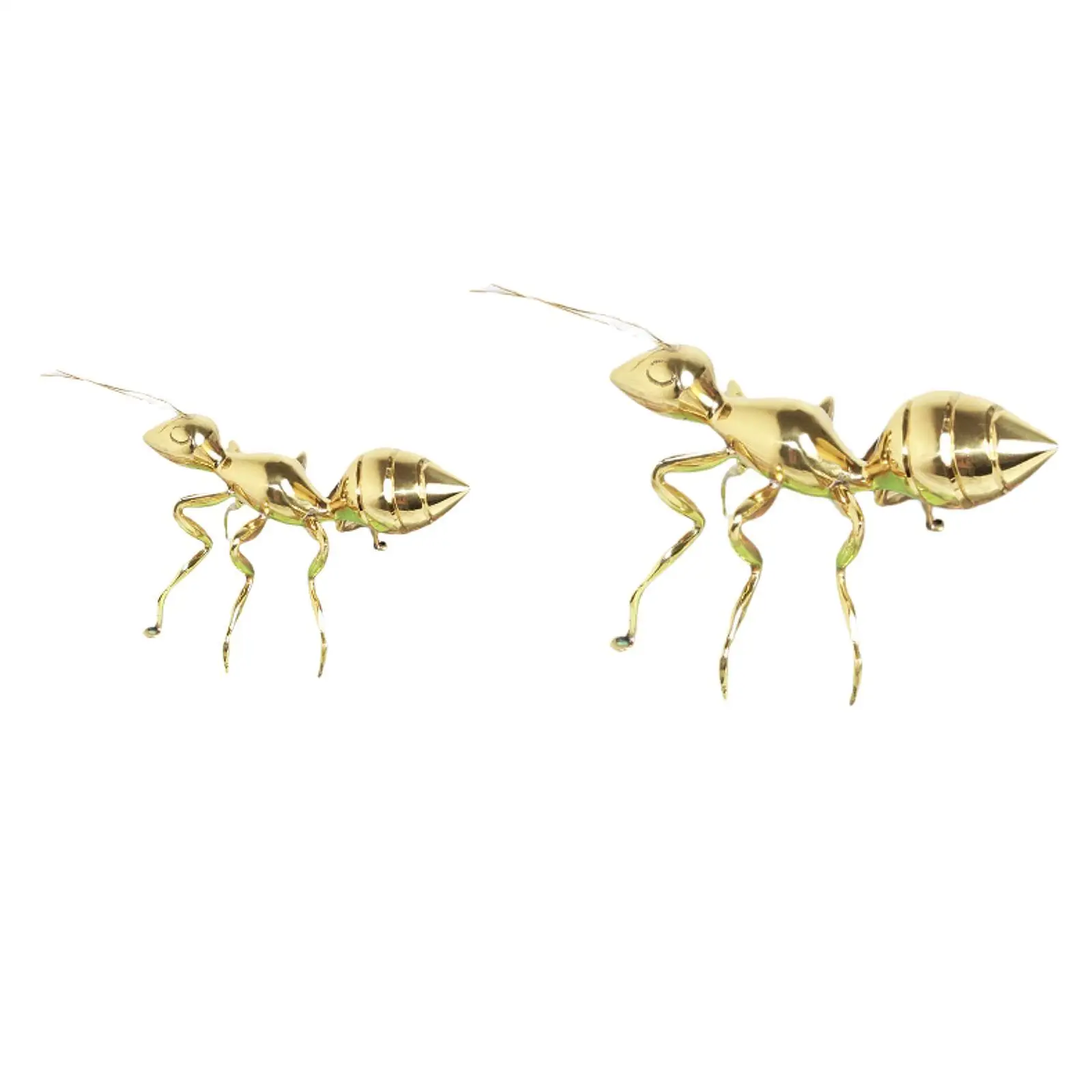 Metal Ants Statue Display Realistic Gift Home Furnishing Creative Desktop Ornament for Kitchen Bedroom Office Study Room Cabinet