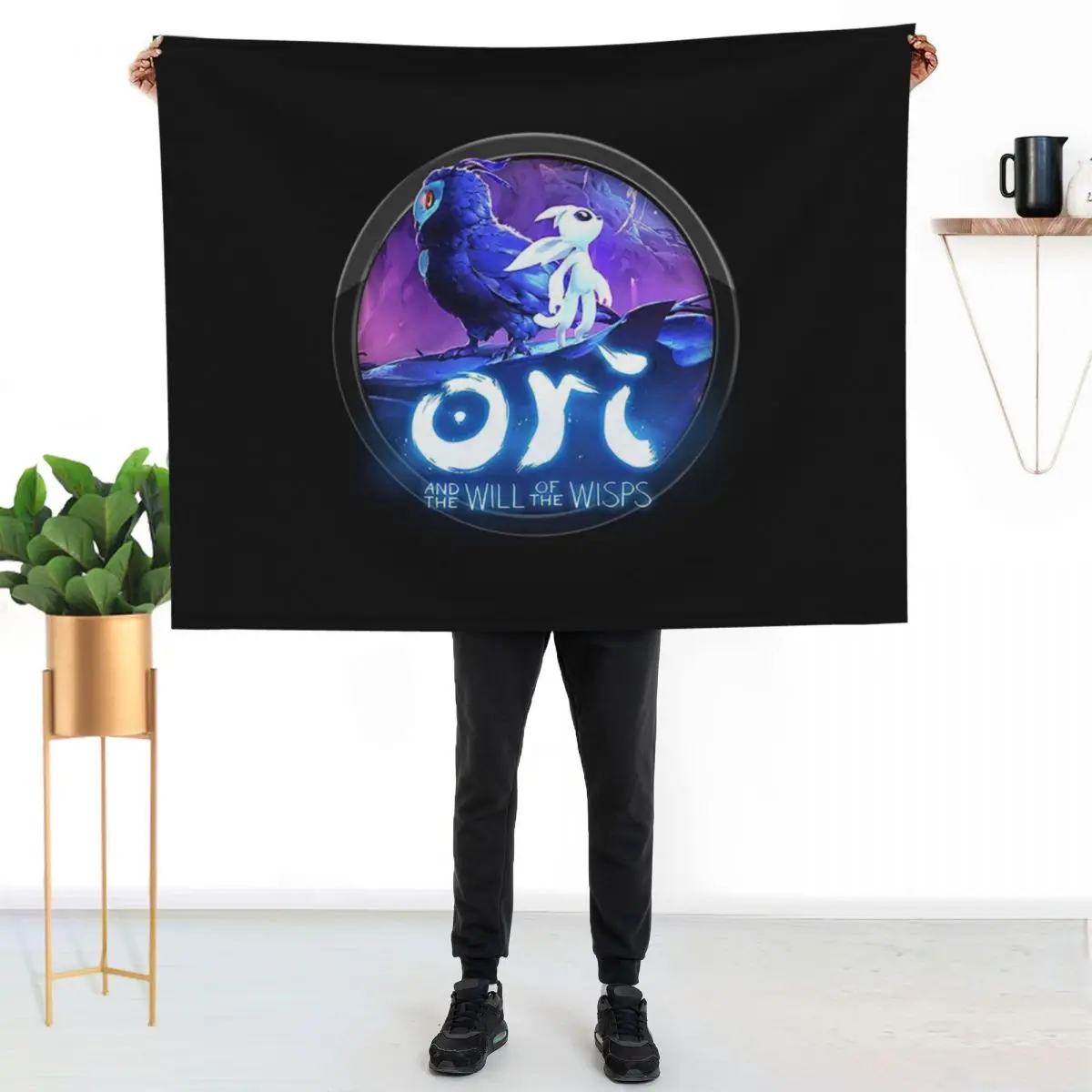 

ori and the will of the wisps Throw Blanket Outdoor Soft Blanket for Picnic Beach Camping