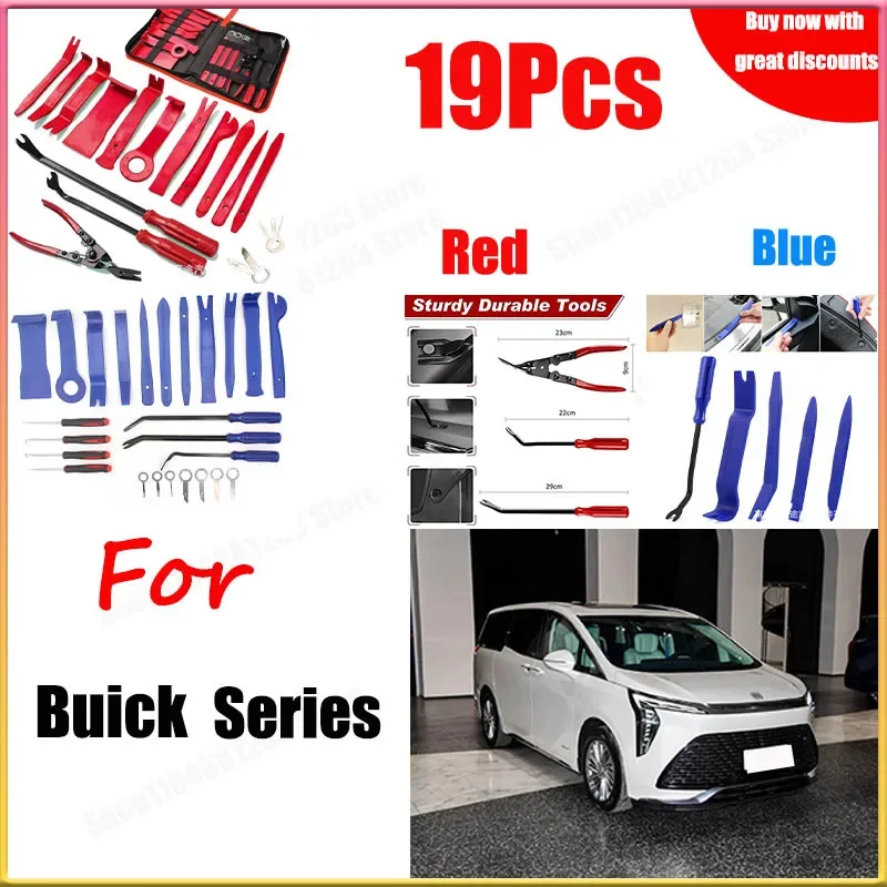 

For Buick 19pcs Disassembly Tool Kit Panel Disassembly Tool Decorative Instrument Panel Disassembly Tool Drilling Repair Tool