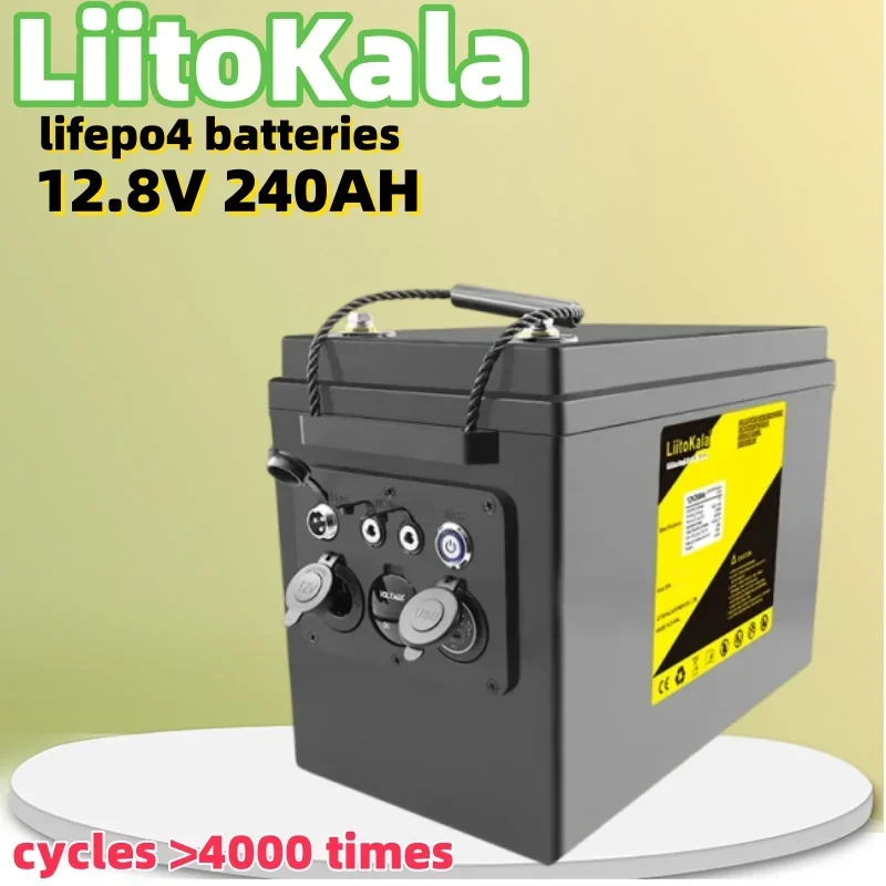 

LiitoKala DC-12V 200Ah 240Ah LiFePO4 аккумулятор