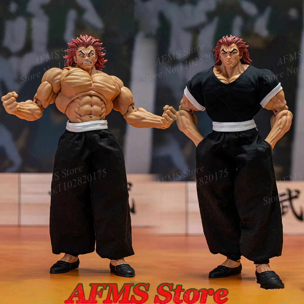 Limited Edition STORM TOYS 1/12 Men Soldier Hanma Yujiro Warrior 6Inch Full Set Anime Action Body Collection Model Dolls