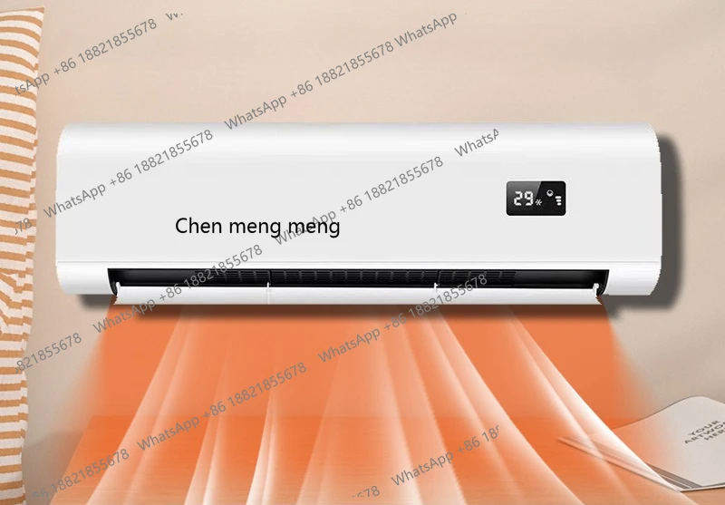 

Wall-Mounted Heater Fan for Home Bedroom Bathroom Waterproof with Timer and Voice Function No Drilling Required