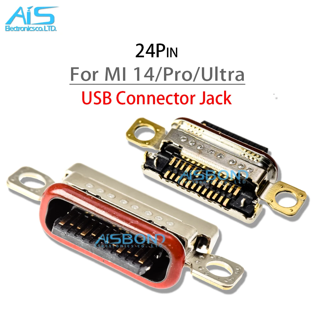 10Pcs/Lot Type-C USB Mobile Charger Connector Jack Charging port dock For Xiaomi 13 14 Pro Ultra 13Pro 14Pro 13Ultra 14Ultra