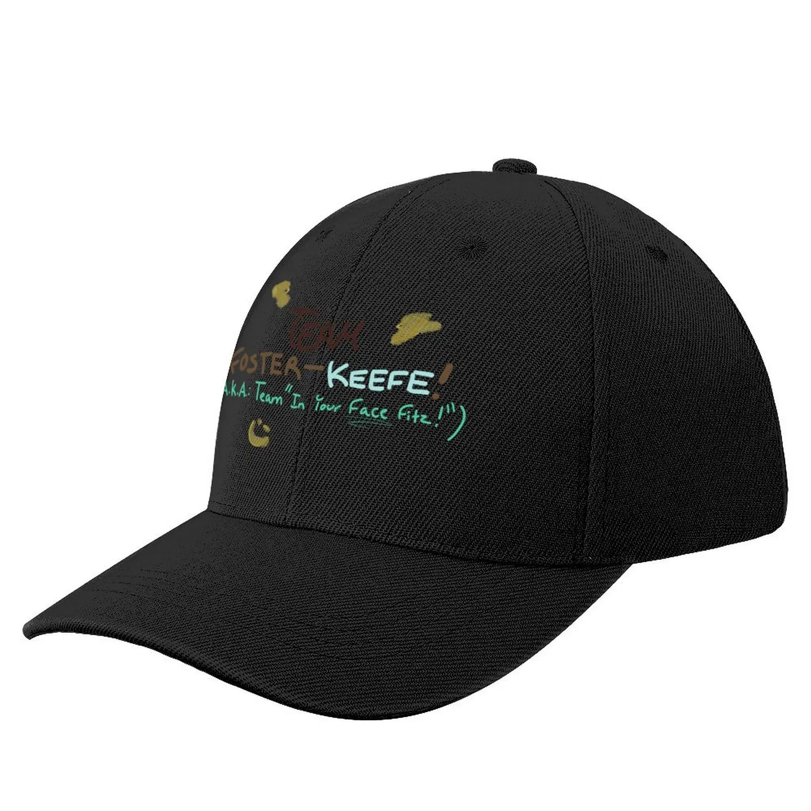 

Team Foster-Keefe! (Aka team in your face Fitz) V1 Baseball Cap Golf Hat Man cute Trucker Cap Rugby For Girls Men's