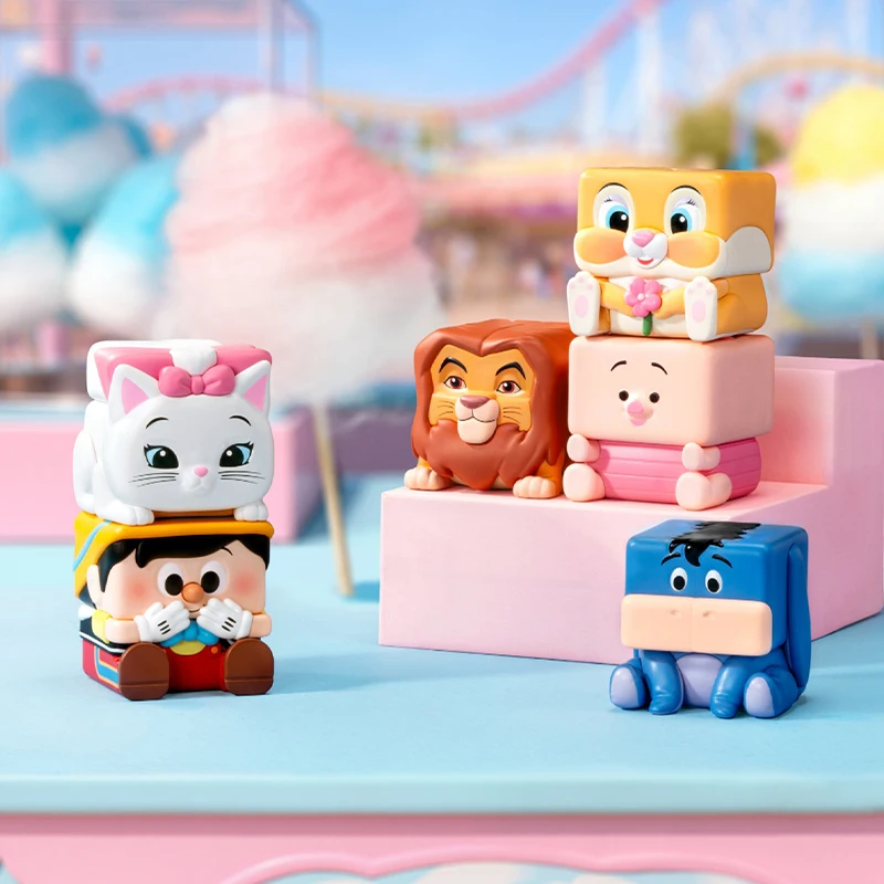 POP MART Disney Classics POP CUBE-2 Series Figures 1PC/9PCS POPMART Blind Box Cute Figurine Toy Action Figure
