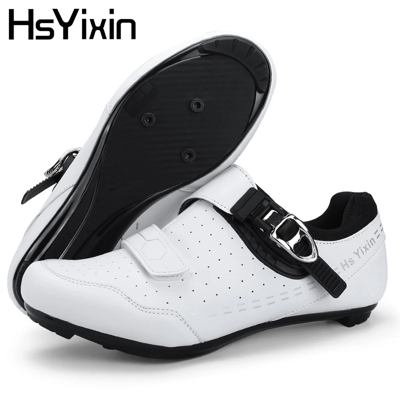 Mountain Bike Shoes Mens Cycling Shoes Quick Ratchet Buckle Compatible with SPD System Pedal for Indoor Outdoor Women MTB Shoes