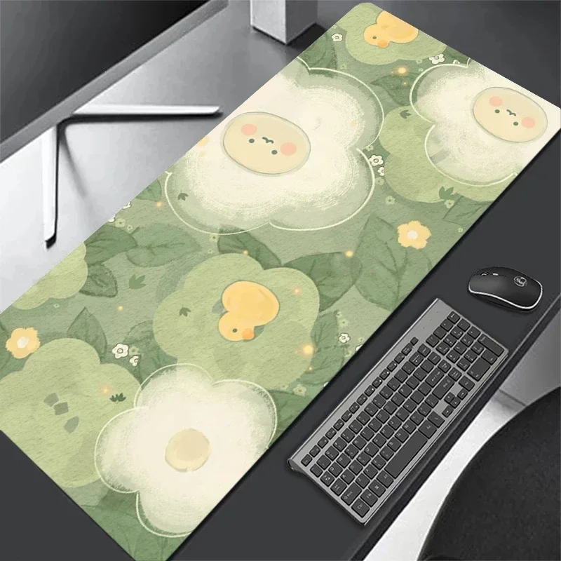 Cute Illustration Large 900x400mm  Mouse Pad Waterproof Desktop Oil-proof Non-slip Office Deskmat Mice Mat Mousepad Big Carpet