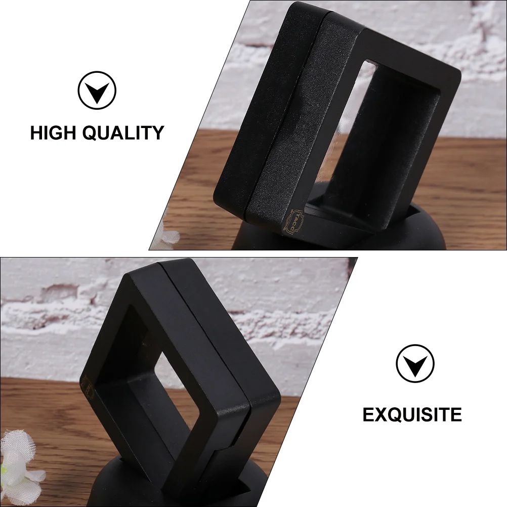 Coin Display St Commemorative Holder Square Collection Frame Mounts PP Material Workmanship Home Office Decor Collectibles Rack