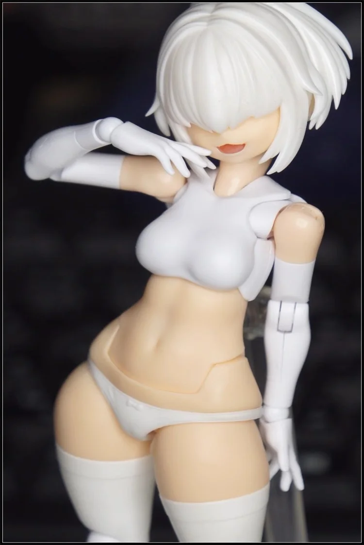 SH STUDIO MU078 1/12 Soldier Machine Goddess Device Face Hair Fattish Body Accessories Resin GK Monomer Modified Model In Stock